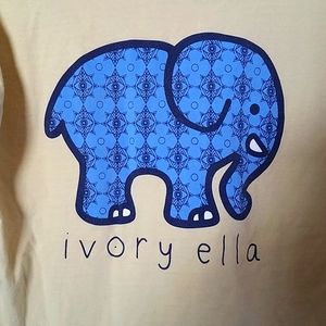 Ivory Ella Light Yellow Long Sleeve Tee, Size S